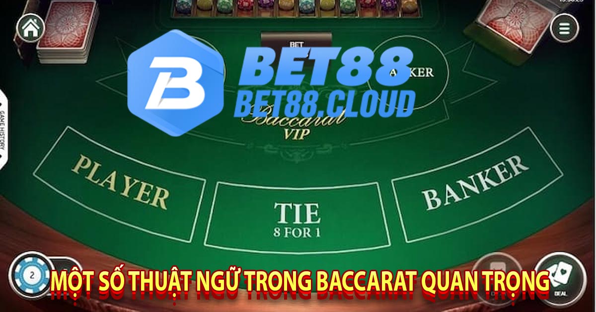 Một số thuật ngữ trong baccarat quan trọng