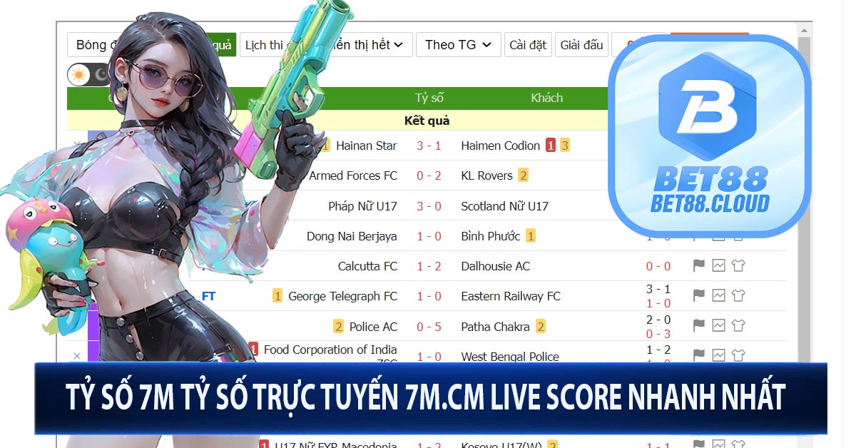 Tỷ số 7M⭐Tỷ Số Trực Tuyến 7M.CM Live Score Nhanh Nhất⭐